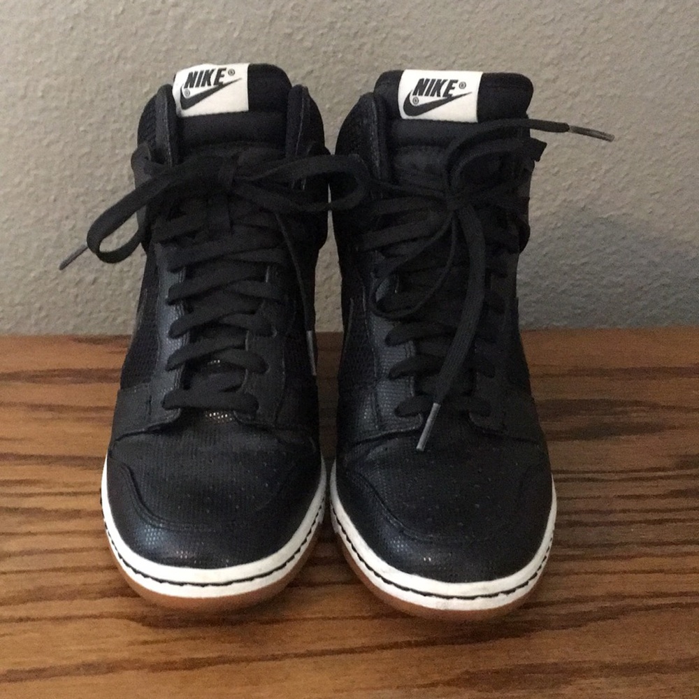 Nike Sneakers with Built-in Wedge Size 9